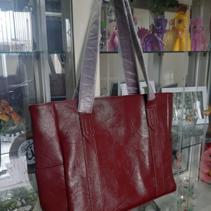 best -Tas Wanita Batam Import Kempit Totebag Simpel - Hitam