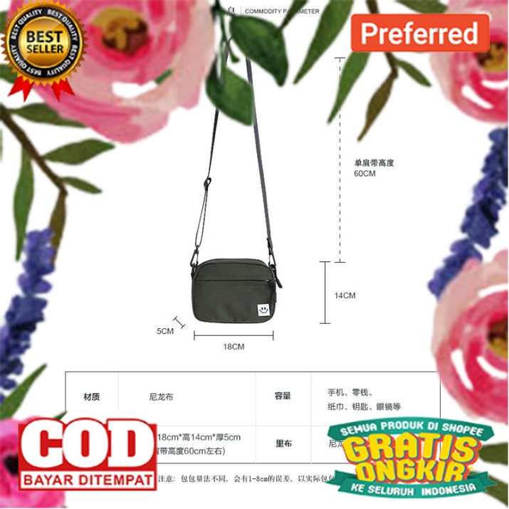 tas slempang perempuan tas bahu cewek Slingbag cewek pria// TAS SLEMPANG . TAS WANITA / TAS KANTOR /