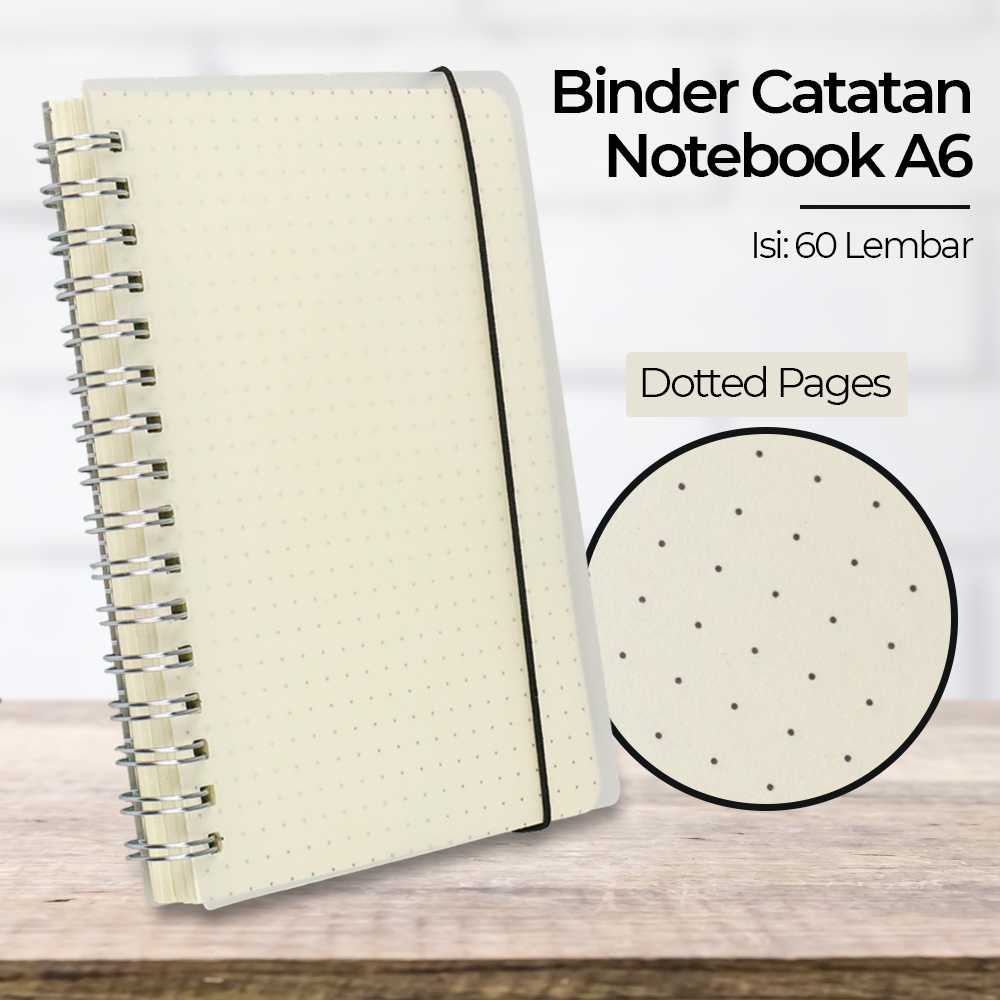 

Buku Binder Catatan Jurnal Harian Notebook Ukuran A6 - S2526