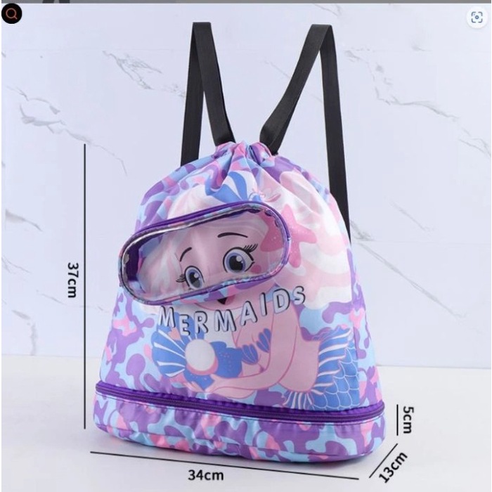 Tas Renang Anak Pria Wanita Waterproof Pemisah Pakaian Basah Kering  [HSOS]