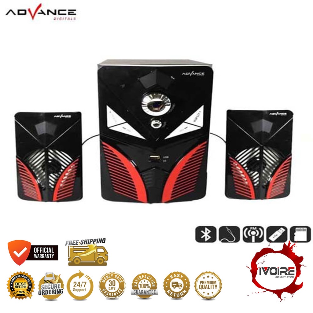 Speaker Aktif Advance M160 BT Bluetooth Subwoofer Bass
