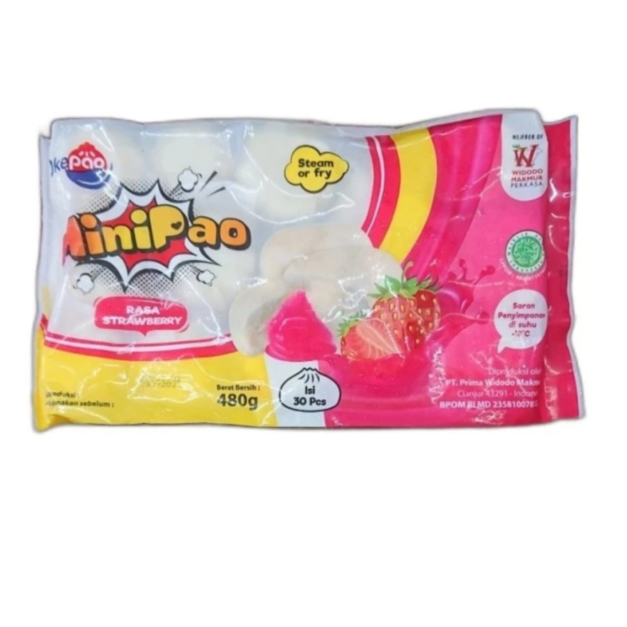 OKEPAO MINIPAO 480GR ISI 30 STRAWBERRY