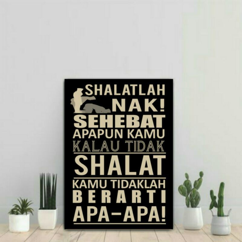 HIASAN DINDING QUOTES ISLAM/POSTER KAYU/HIASAN KAMAR/HIASAN PINTU KAMAR/HIASAN ISLAMI/RUANG TAMU