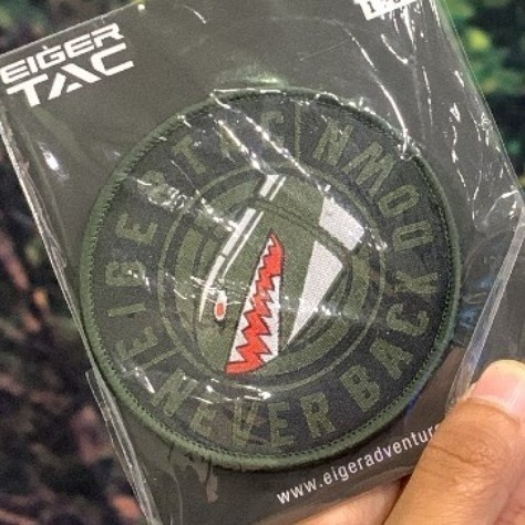 bismillahEIGER s AJKULA METAK PATCH emblem tempel velcro limited - oli
