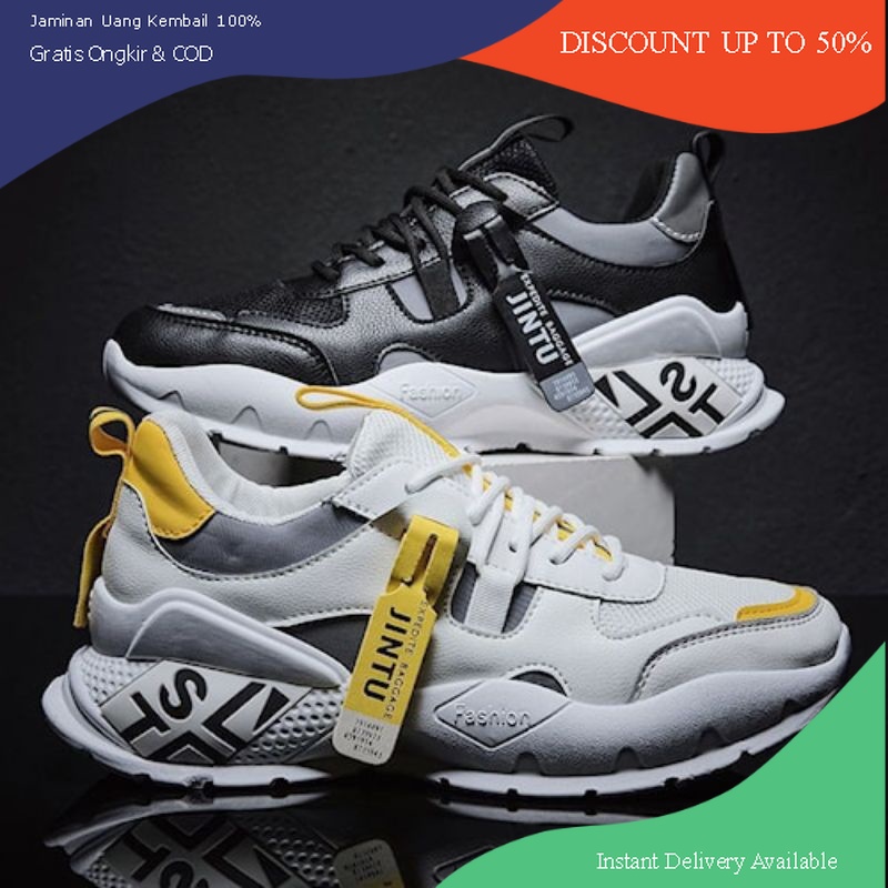 PVN Sepatu Cewek Wanita Kasual Olahraga Running Tinggi Import Premium Quality shoes Sport Trendy K-F