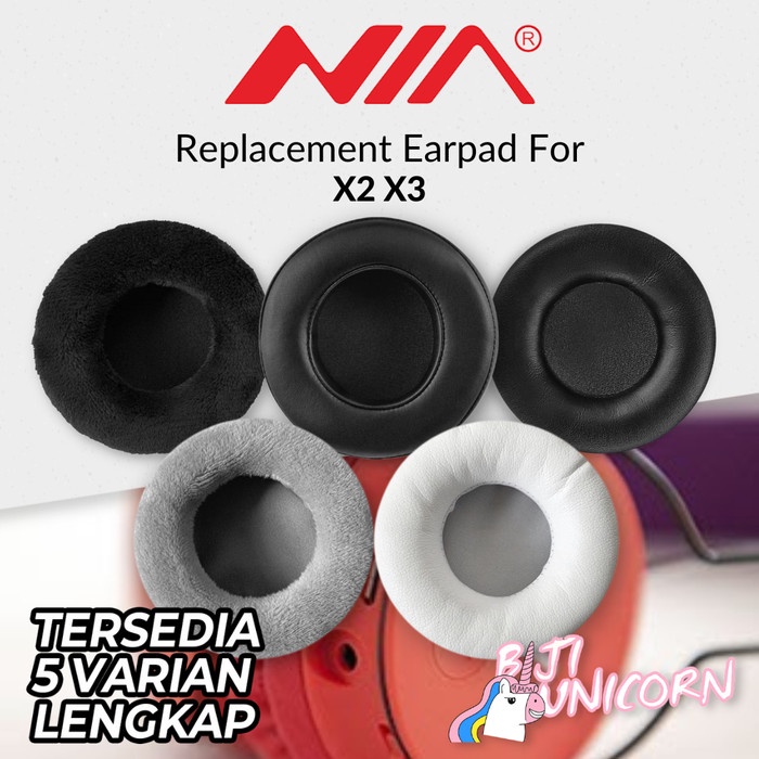 Earpad Cushion Busa Headset Nia X3 Niax3 Nia X-3 Nia-X3 Ear Headphone Bantalan Foam Pad Earcup