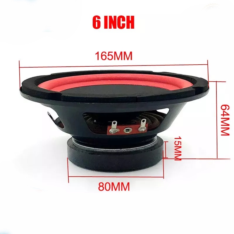 Speaker Subwoofer Mobil 6 Inci 8 Inci 10 Inci Subwoofer Subwoofer Speaker Kelas Menengah Mobil 90DB Speaker Stereo