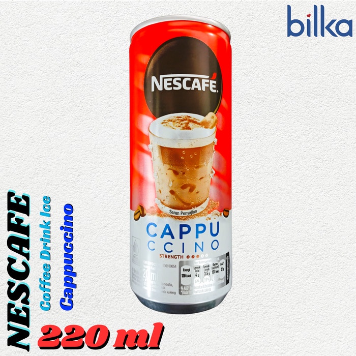 NESCAFE RTD Ice Kaleng Cappuccino 220ml