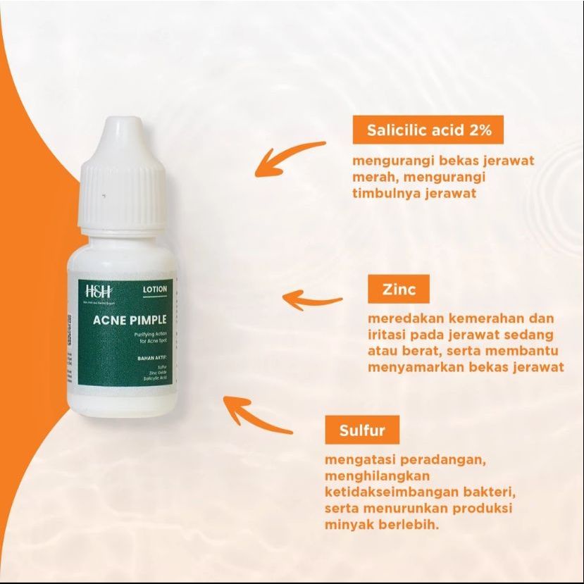 H&amp;H Acne Pimple Lotion (Totol Jerawat Ampuh) / Acne Pimple H&amp;H