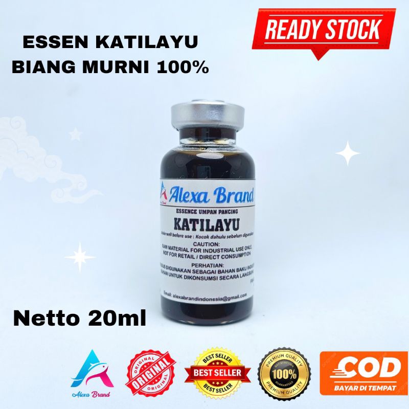 Essen KATILAYU Biang murni 100% - getah katilayu - esen katilayu - Alexa Brand - umpan pancing