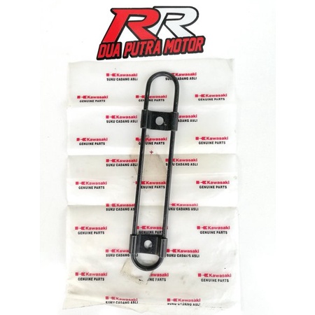 besi dudukan brecket bracket breket braket perut tameng knalpot original ori kawasaki ninja rr 150 o