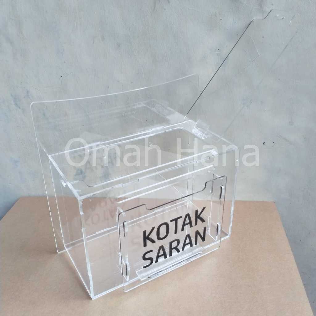 

Akrilik Kotak Saran - Kotak Keluhan dan Saran