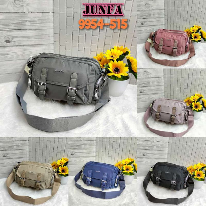 Tas Selempang Junfa 9954-515 Bahan Prasut Halus. Tas Wanita Tas Selempang Wanita Import Tas Junfa Im