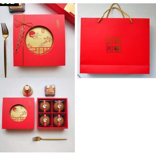 

[[ DR - BEST Kotak Mooncake Packaging Mooncake Kotak kue Bulan Souvenir Box 002 ]]