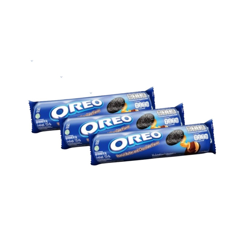 

Oreo Biskuit Peanut Butter & Chocolate 3 x 123.5 gr