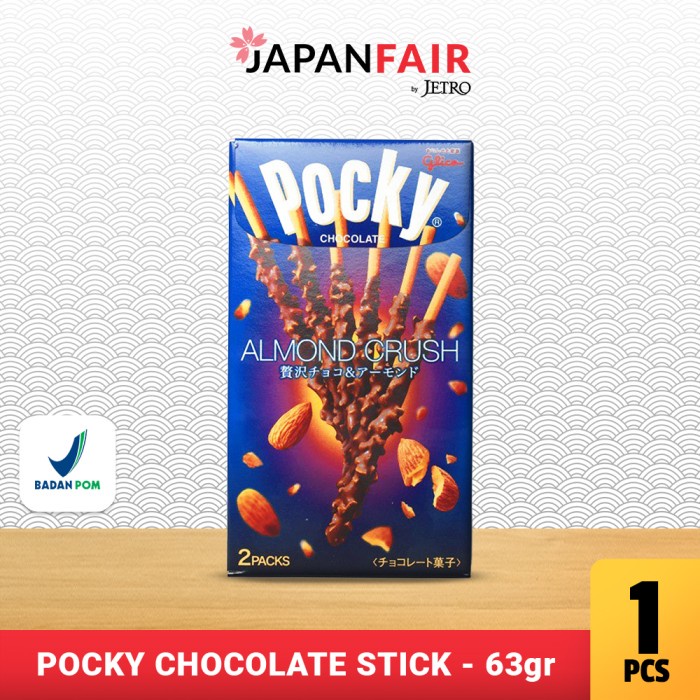 

Biskuit Jepang Glico Almond Crush Pocky 63 Gr