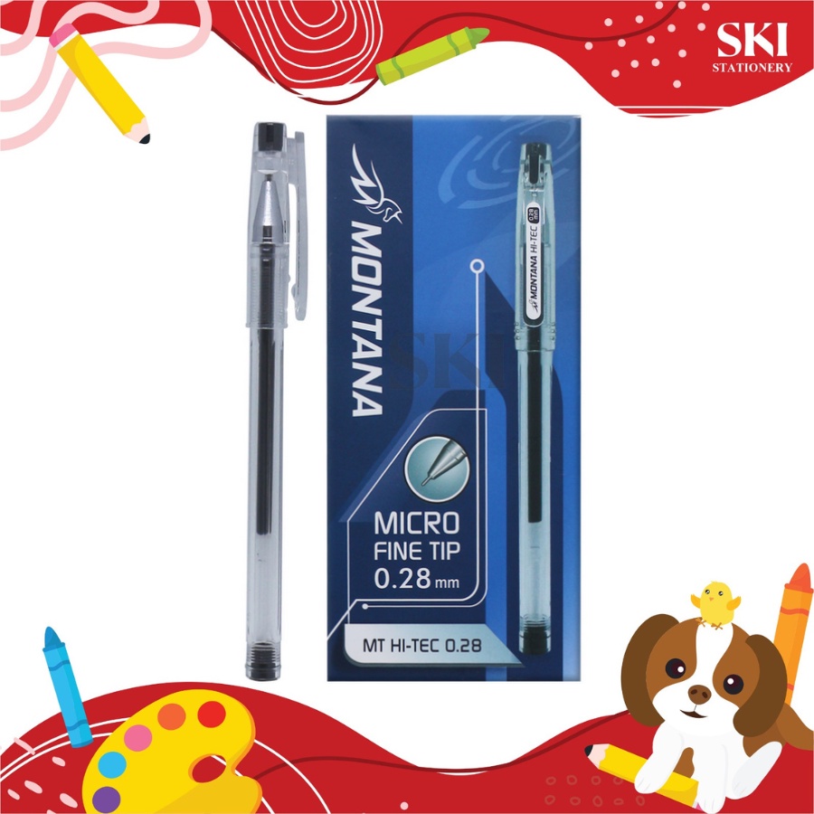 

Bolpoin / Pulpen / Bolpen Hitech 0.28mm Montana