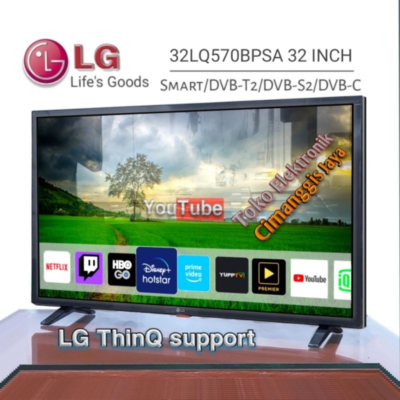 smart tv led LG 32 inch digital 32LQ570BPSA
