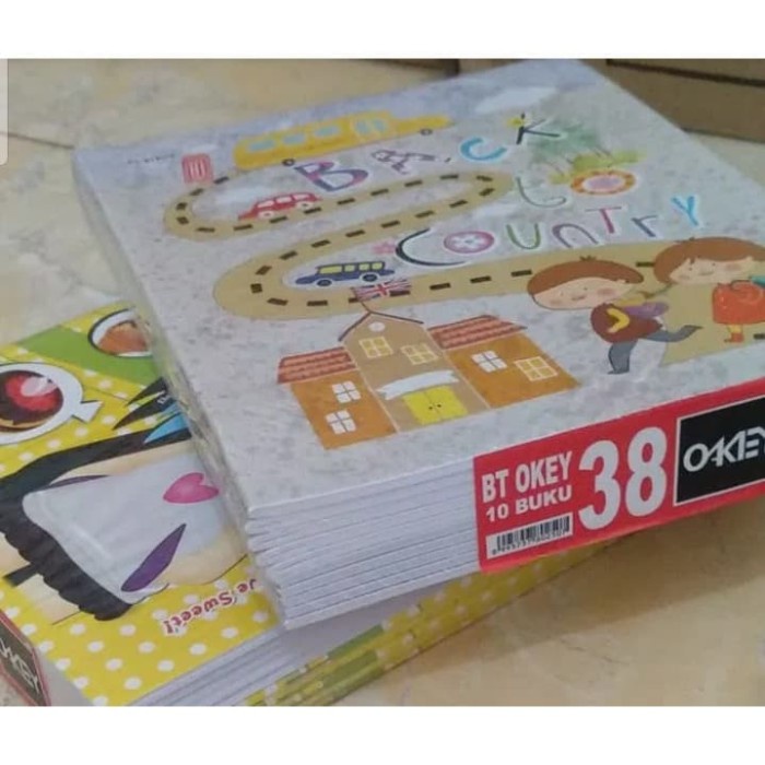 

BUKU TULIS OKEY 38 LEMBAR 1 PAK ISI 10 BUKU