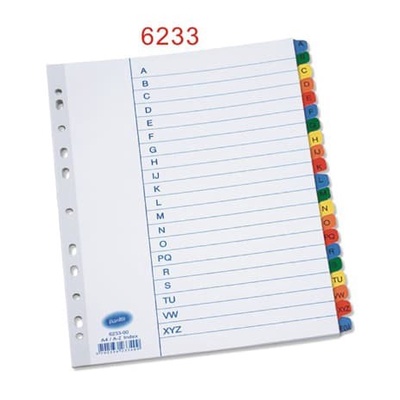 

Bantex Dividers Pembatas Huruf Ordner Buku - 6233