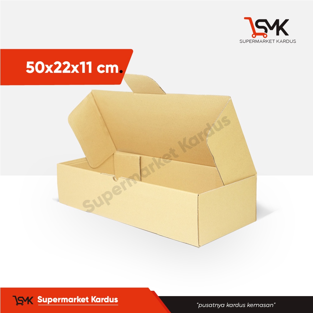 

Box 50x22x11 (Bambu) Kardus/Karton/Paking/Hampers/boxhangerbaju/Tinggi10/tinggi11