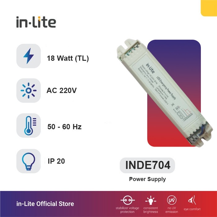 in-Lite Emergency Power Supply INDE704 / 18 Watt (TL)