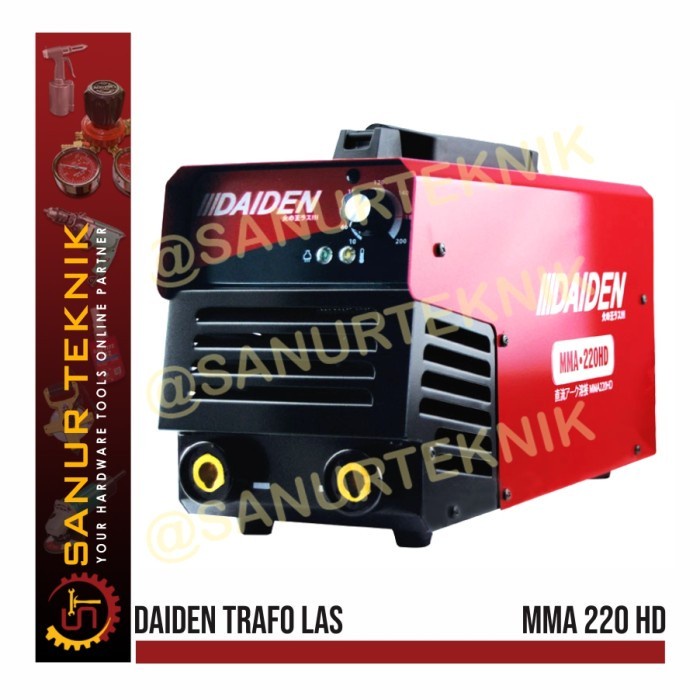 DAIDEN MMA220HD MMA220 HD Heavy Duty Trafo Las / Mesin Las Inverter