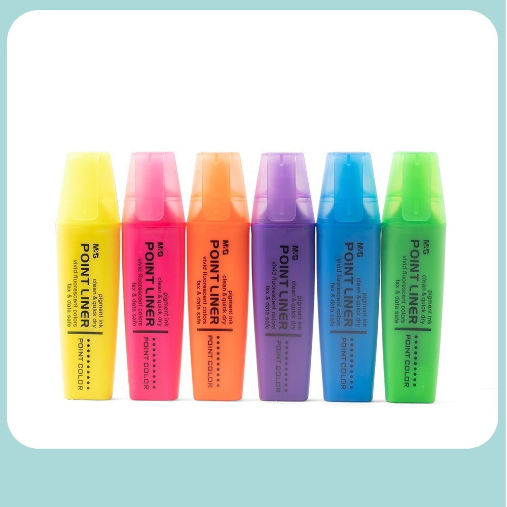 

M&G Highlighter Warna Cerah - Penanda Buku Berwarna