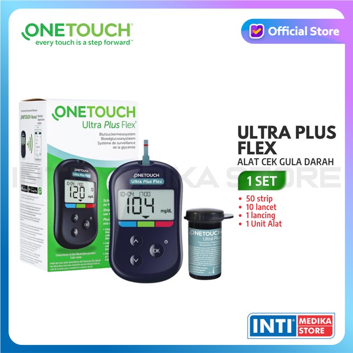ONETOUCH - Ultra Plus Flex Alat Cek Gula Darah | Alat Gula Darah
