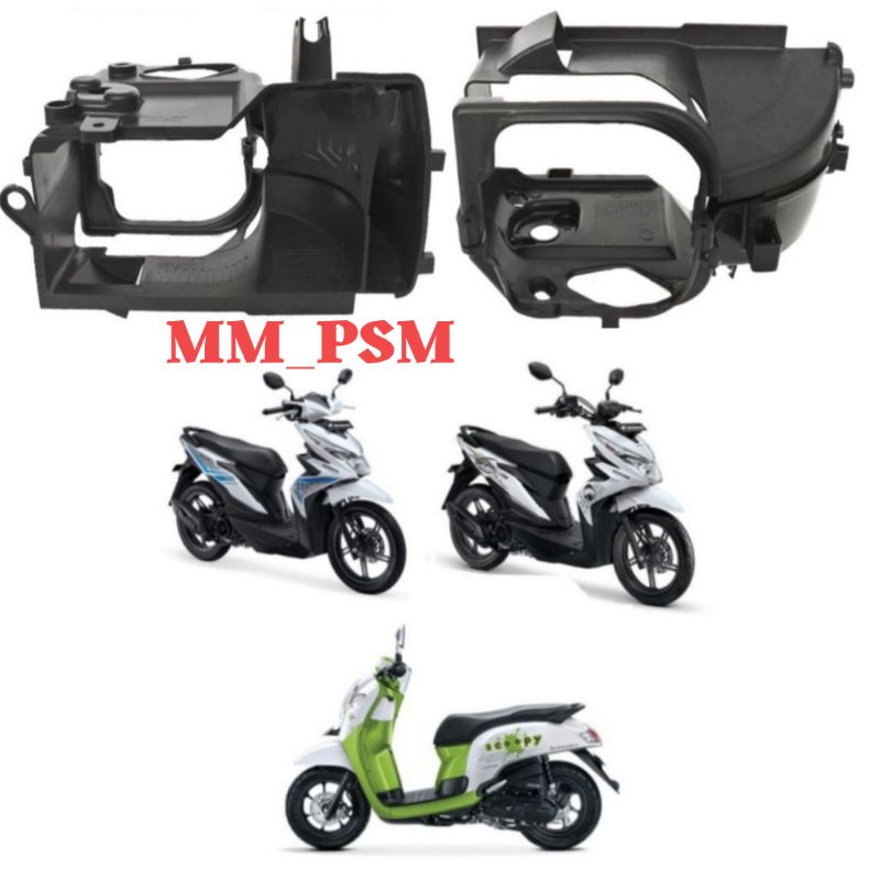 COVER MESIN TUTUP MESIN COVER BLOK MESIN BEAT ECO BEAT STREET LAMA K81 SCOOPY FI ESP DONAT RING 12 S