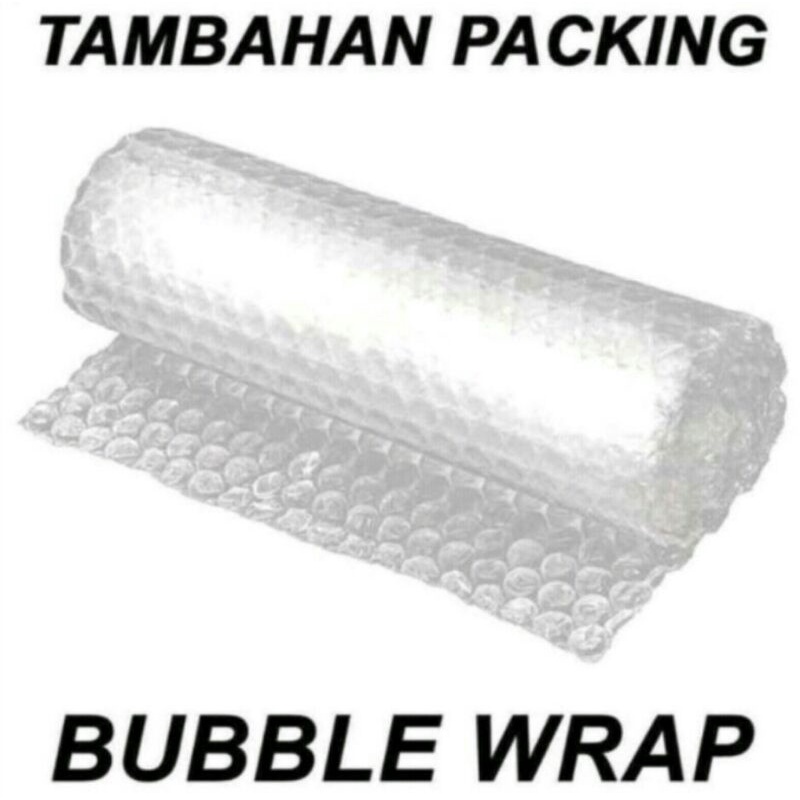 

BUBBLE WRAP UNTUK PENAMBAHAN PACKING JAUH LEBIH AMAN JIKA PESAN BARANG 2 UNIT DISARANKAN BUBBLE 2X DAN SETERUS NYA