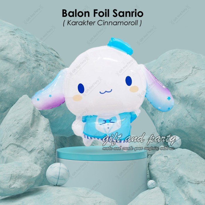 Balon Karakter Cinamoroll Jumbo / Foil Karakter/ Balon Karakter
