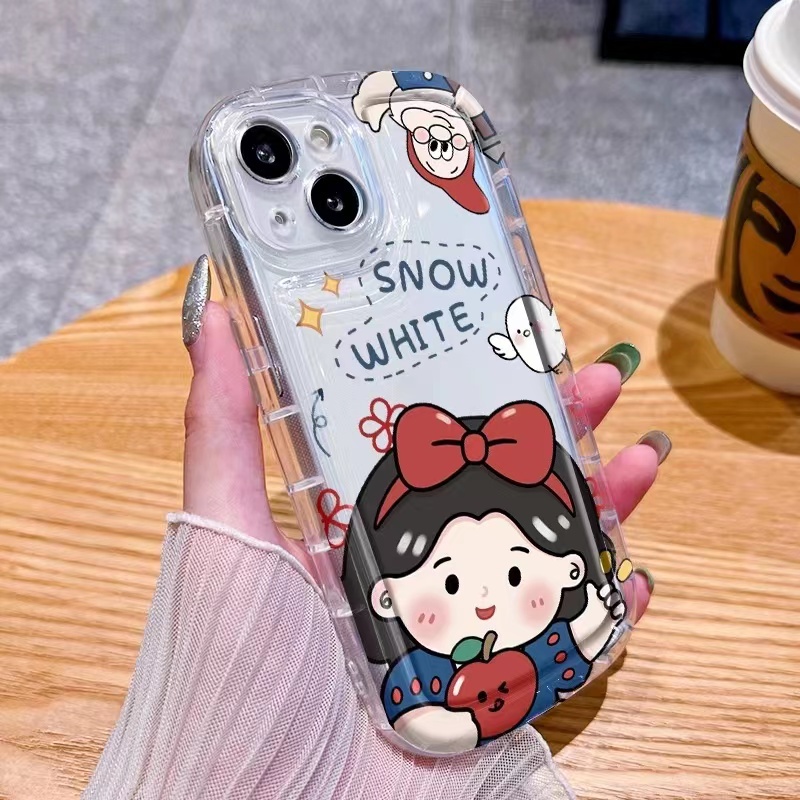 Soft Shockproof Phone Case Q-version Snow White Suitable For Samsung A30/A20/A205/A305/M10S/A32/A33/