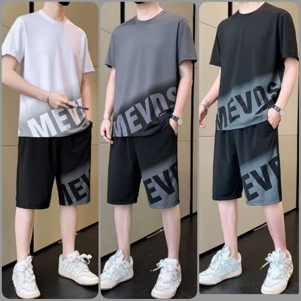 Baju Setelan Outfit Pria Kekinian 1 Set Lengkap Keren