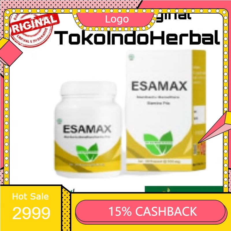 ESAMAX Obat Herbal Original Suplemen Pria Bpom Esamax
