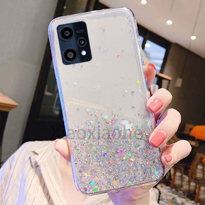 Soft Case Realme 9 Pro Case Premium Silicone Cover Glitter Luxury Casing