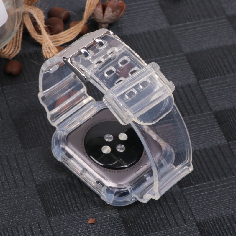 New Deals Transparent Strap For Watch T500 T55 T500Plus Iwatch Hw22 W26 Iwo 46Mm 45Mm 41Mm 42Mm 44Mm