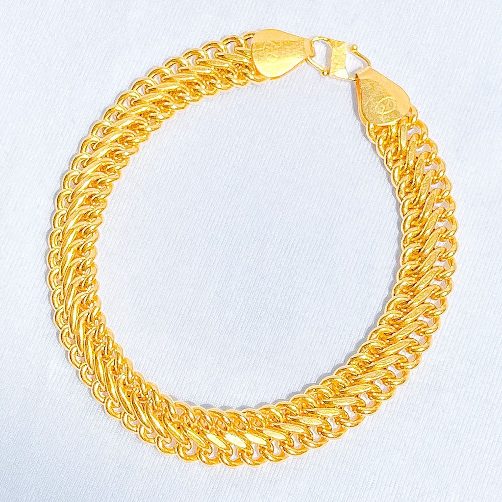 Kalung rantai tangan model holo super anak dan dewasa emas asli kadar 700 70% ubs surabaya super dou