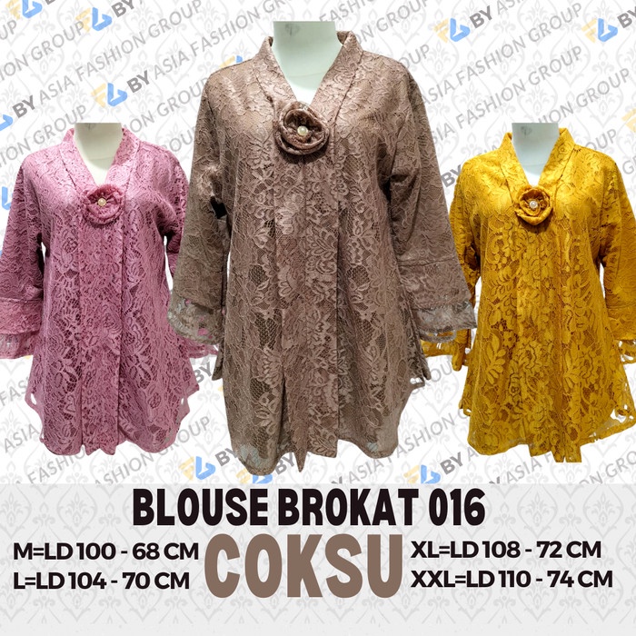 ATASAN KEBAYA BLOUSE BRUKAT 016 - HIJAU WARDAH, M
