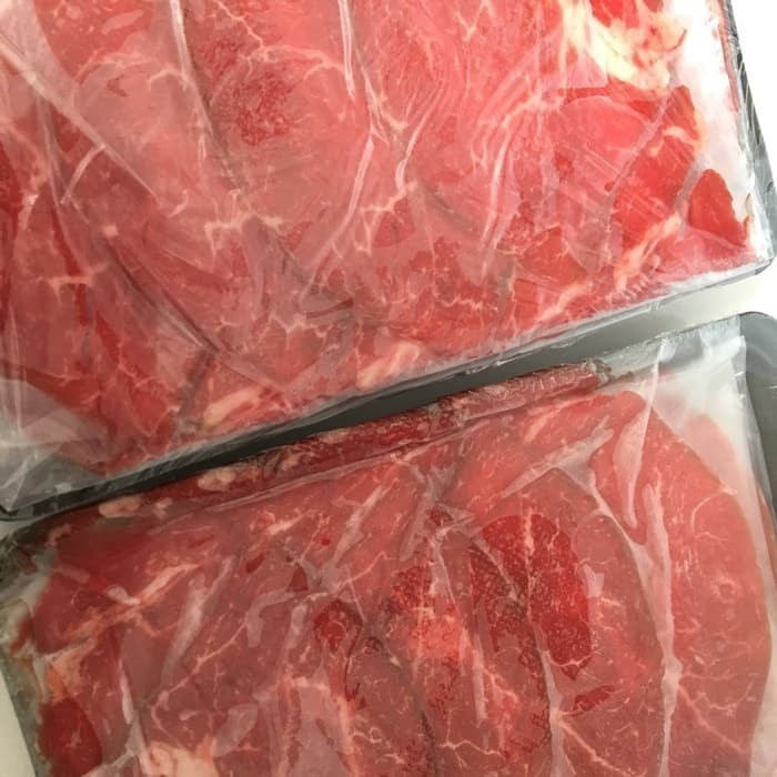

1kg Daging Sapi Beef Slice SIRLOIN (Less Fat)