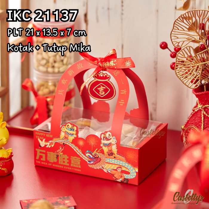 

IKC 21137 Kotak Box Imlek Kue Kering Nastar Lapis Hampers Sincia CNY