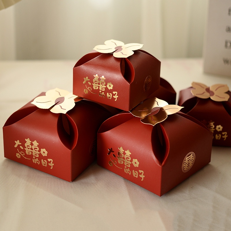 

LUCKYACC22 KOTAK PERMEN WEDDING / KOTAK HADIAH SHUANG XI BUNGA