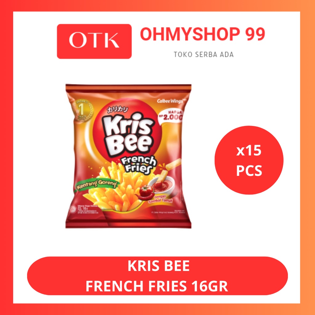 

KrisBee Fries Kentang Goreng 16gr - 15pcs