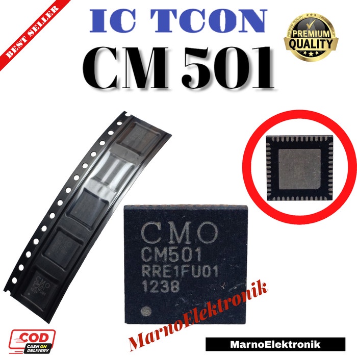 IC TCON CMO CM501 SMD ORIGINAL TIKON C M O CM 501 ASLI ORI PART TOOL ELECTRO