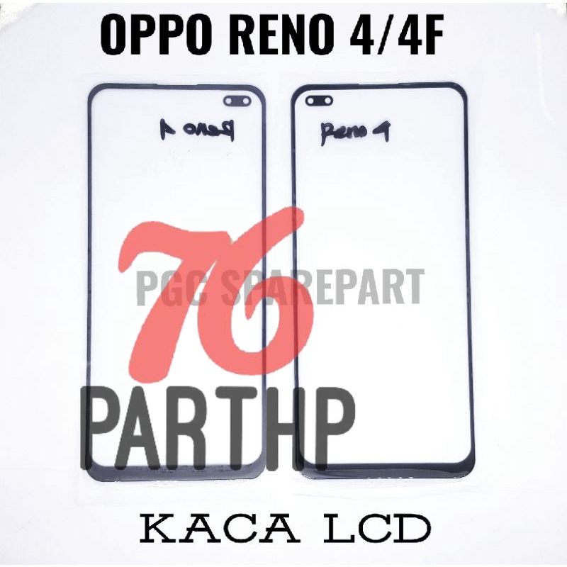 NEW Original Kaca LCD Glass Oppo Reno 4 - 4F - Mirip touchscreen tapi tidak memiliki flexible