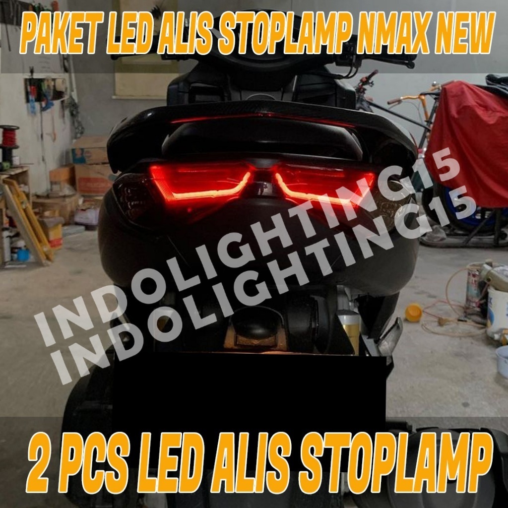 PAKET LAMPU ALIS STOPLAMP LAMPU REM BELAKANG NMAX LAMPU ALIS SATU PAKET NMAX 2020 2021 2022