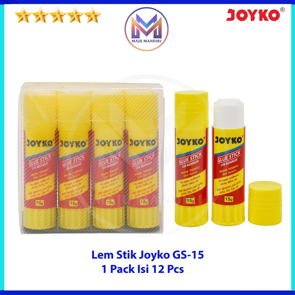 

Lem Stik Joyko 15 Gram / Glue Stick 15g / Lem Batang Kertas