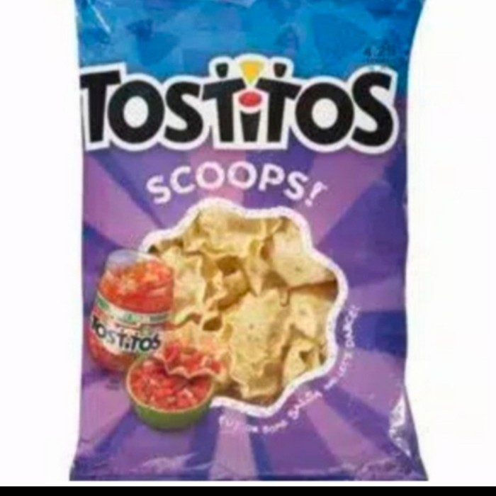 

tostitos scoops chips keripik Snack 283gr