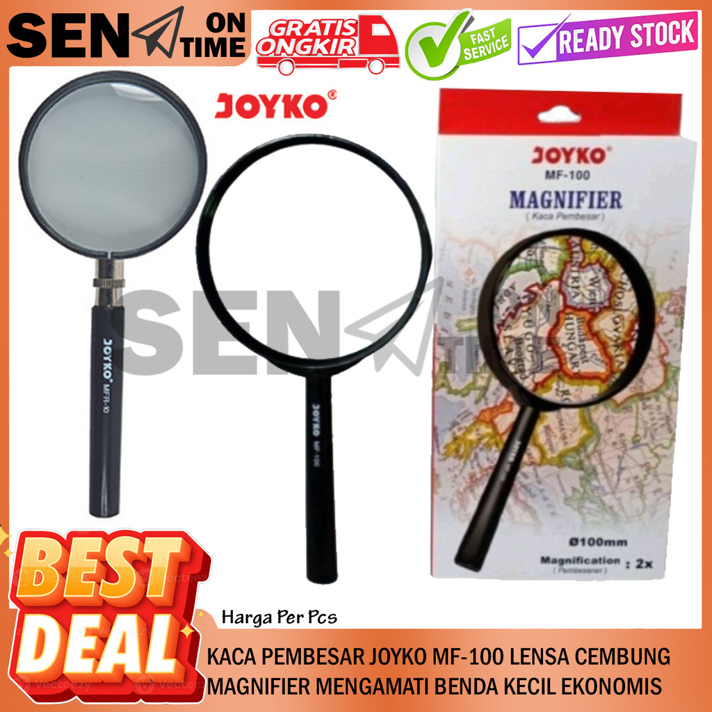 

JOYKO Mf -100 Kaca Pembesar Lensa Berdesign Cembung Mengamati Benda Kecil serangga kecil Magnifier Magnifying Glass Kaco Glas Besar Alat Ringan Praktis Simple Ekonomis Buat JNA Laboratorium Mendeteksi Bakteri