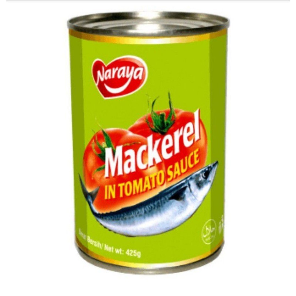 

[Sardines] Naraya Sarden Makarel Saus Tomat | Kaleng 425gr
